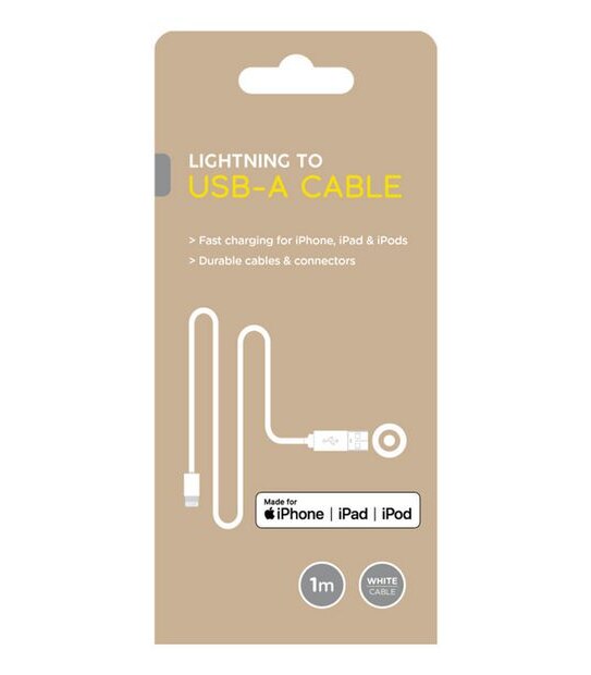 1m Lightning to USB-A Cable