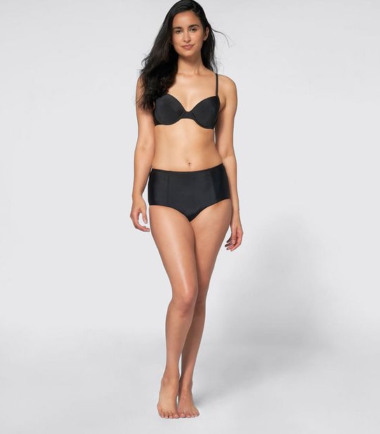 High Waisted Swim Bikini Briefs