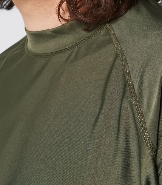 Piping Hot Rash Vest - Khaki