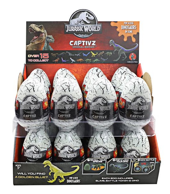 Jurassic World Captivz Original Edition Slime Egg Assorted