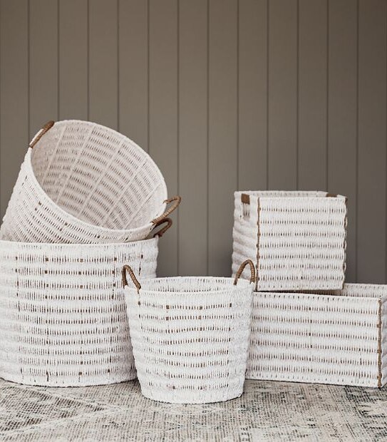 Small Round Paper Storage Basket