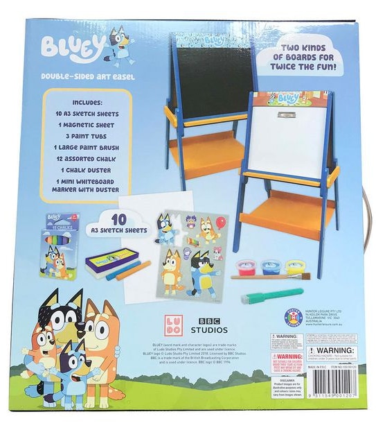 Bluey Double-Sided Art Easel