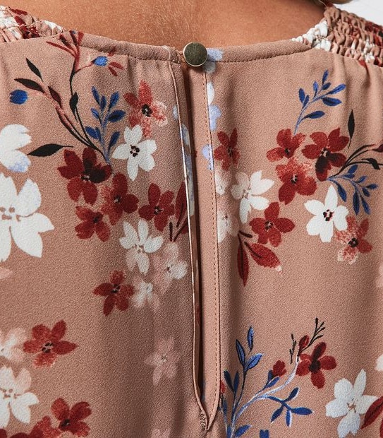 Preview Relaxed Smock Shoulder Shell Top