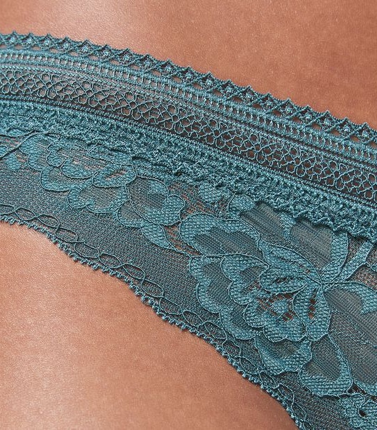 Lily Loves Border Lace Brazillian Briefs