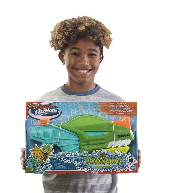 NERF Supersoaker Dinosquad - Dino Soak Water Blaster - Pump Action