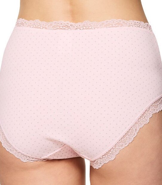 2 Pack Cotton & Lace Full Briefs 5 of 5
