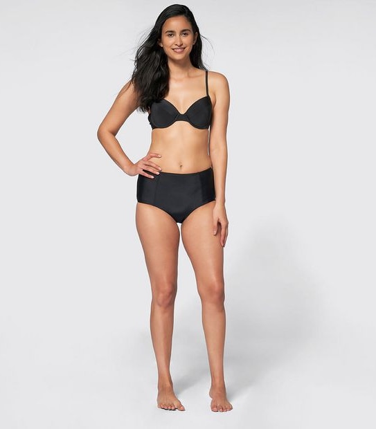 High Waisted Swim Bikini Briefs