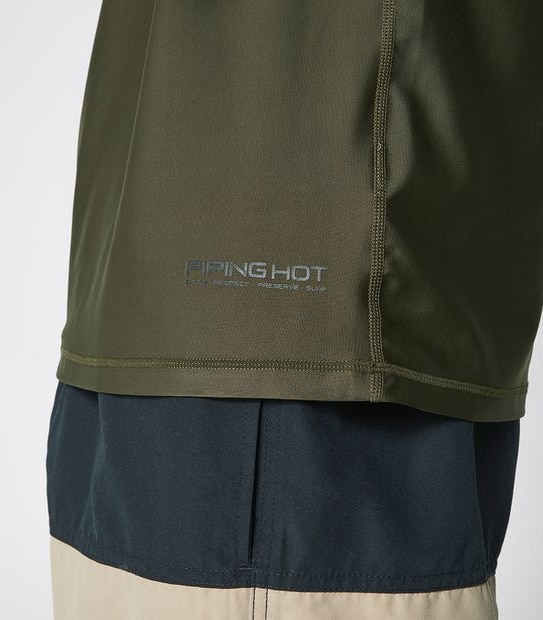 Piping Hot Rash Vest - Khaki