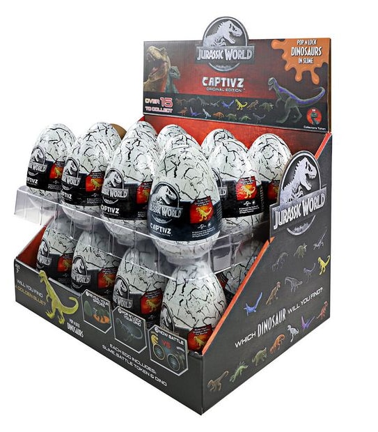 Jurassic World Captivz Original Edition Slime Egg Assorted