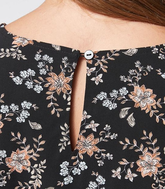 Mary Curved Hem Top