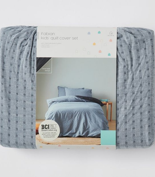Fabian Quilt Cover Set - Single Bed