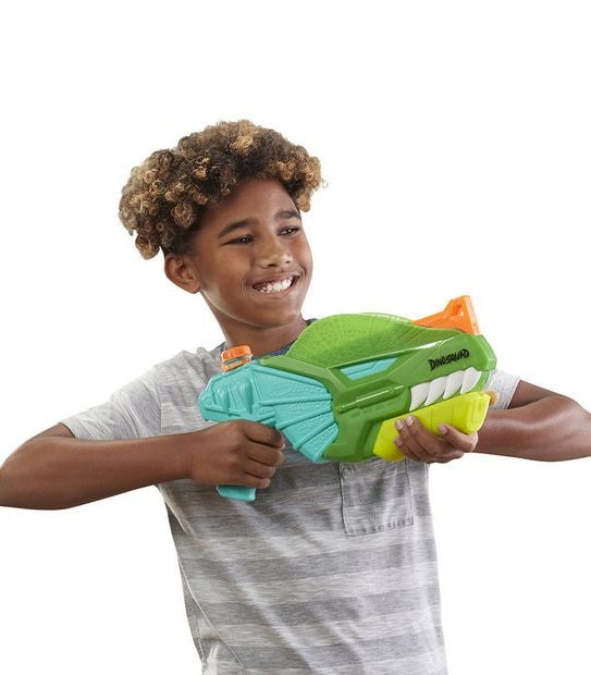 NERF Supersoaker Dinosquad - Dino Soak Water Blaster - Pump Action