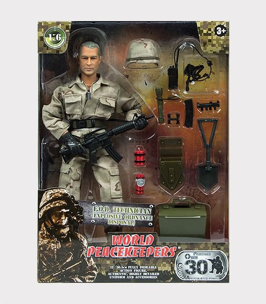 1:6 World Peacekeepers&reg; - 12" Figure 90200 Assorted