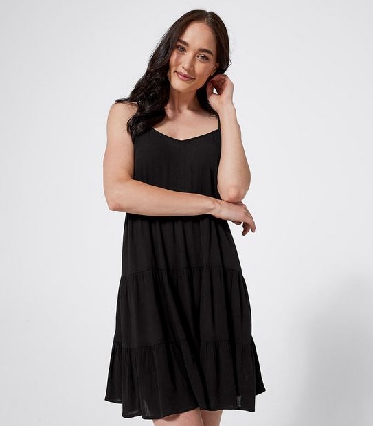 Lily Loves Sleeveless Tiered Mini Dress