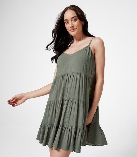 Lily Loves Sleeveless Tiered Mini Dress