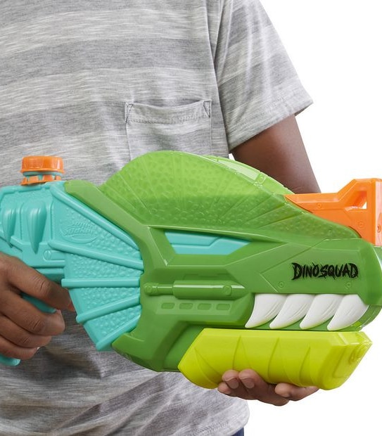 NERF Supersoaker Dinosquad - Dino Soak Water Blaster - Pump Action