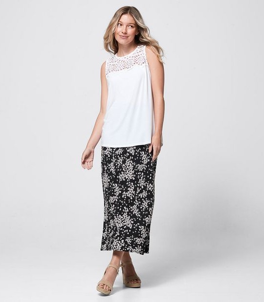 Joely Scallop Edge Top