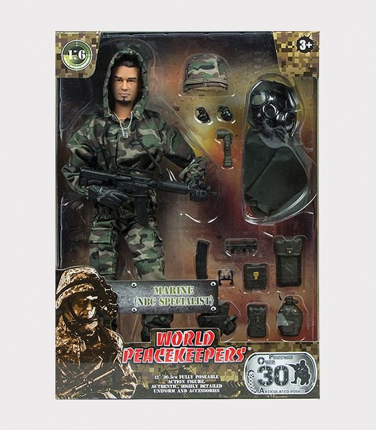1:6 World Peacekeepers&reg; - 12" Figure 90200 Assorted