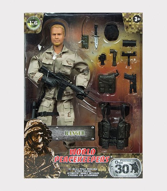 1:6 World Peacekeepers&reg; - 12" Figure 90200 Assorted