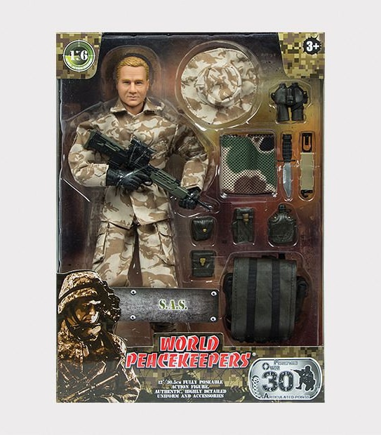 1:6 World Peacekeepers&reg; - 12" Figure 90200 Assorted