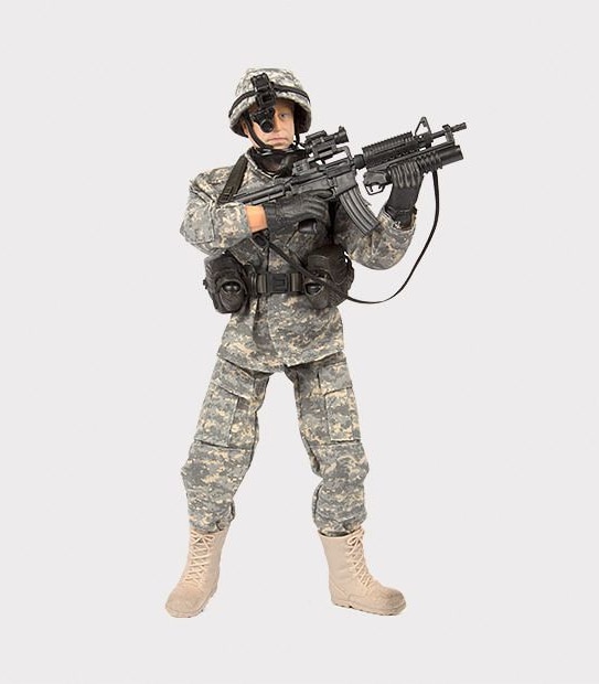 1:6 World Peacekeepers&reg; - 12" Figure 90200 Assorted