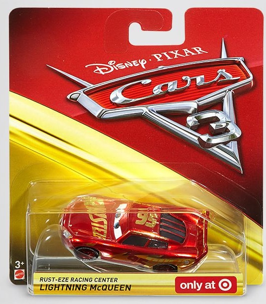 Disney Pixar Cars 3 Chrome Wrap Rusteze Lightening McQueen Car