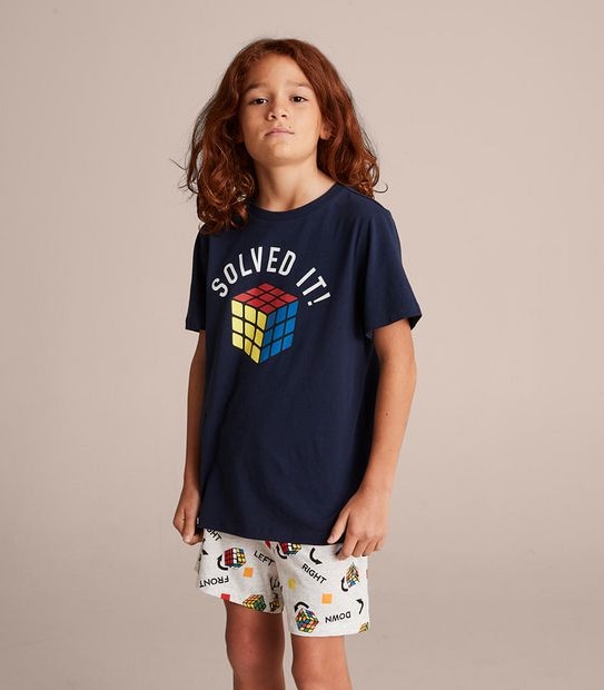 Unisex Kids Family Matching Rubiks Pyjama Set