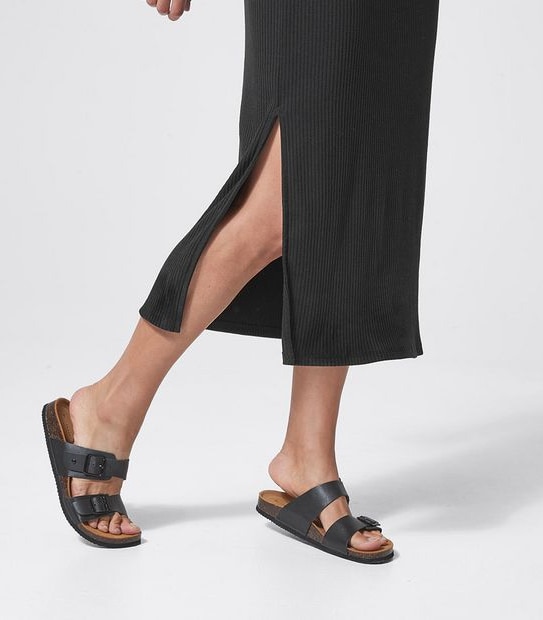 Rib Midi Dress