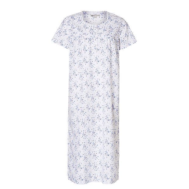 Traditional Nightie - Floral White Traditional Nightie - Floral White