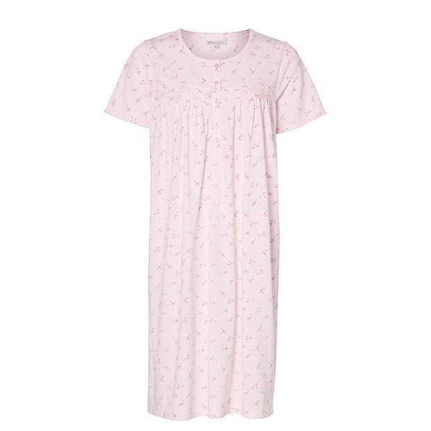 Traditional Knit Nightie - Floral Pink Traditional Knit Nightie - Floral Pink