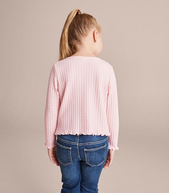 Rib Knit Cardigan 5 of 5