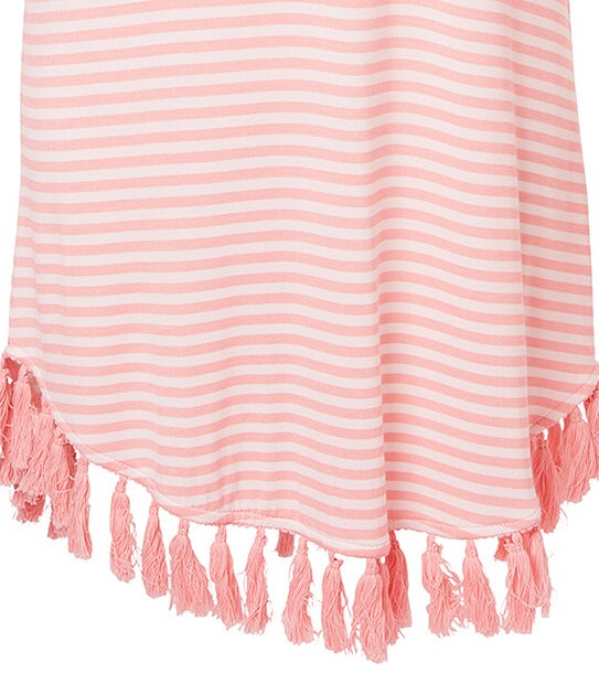 Piping Hot Stripe Tassel Dress 3 of 3