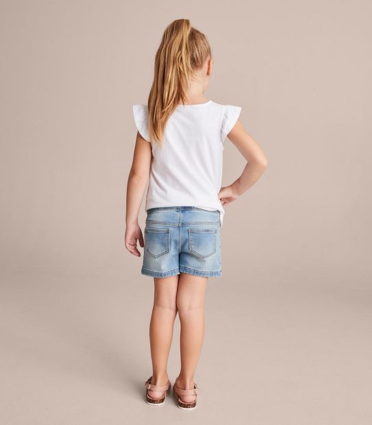 Wonder Denim Drawstring Shorts