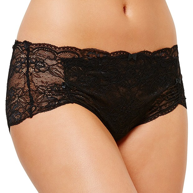 Collette Dinnigan Wild Hearts Dentelle Boyleg Briefs - Black Collette Dinnigan Wild Hearts Dentelle Boyleg Briefs - Black