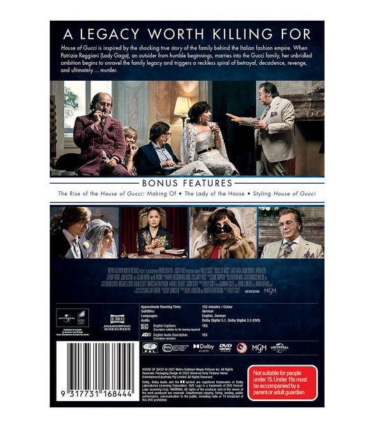 House of Gucci - DVD