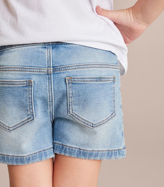 Wonder Denim Drawstring Shorts