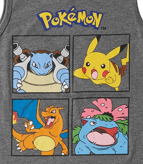 Pokemon Character Tank Top 3 of 3
