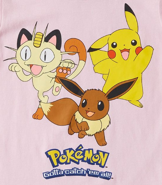 Pokemon Short Sleeve Trio T-Shirt