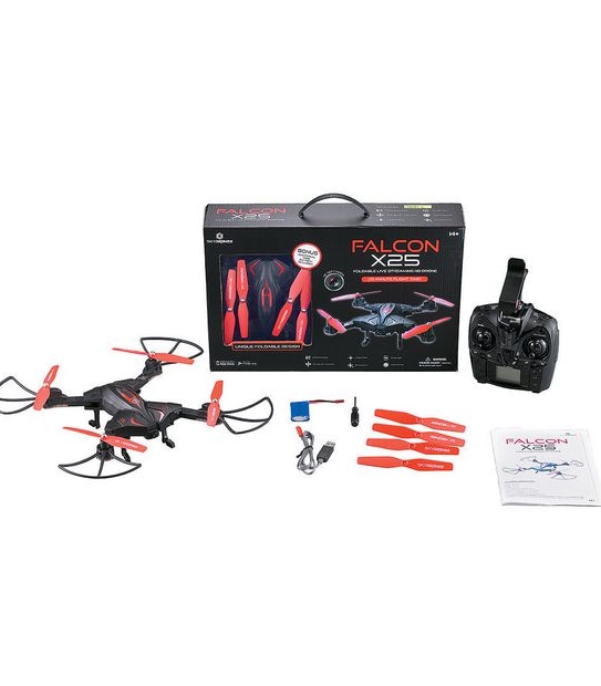 Skydrones Falcon X25 Foldable Live Streaming HD Drone