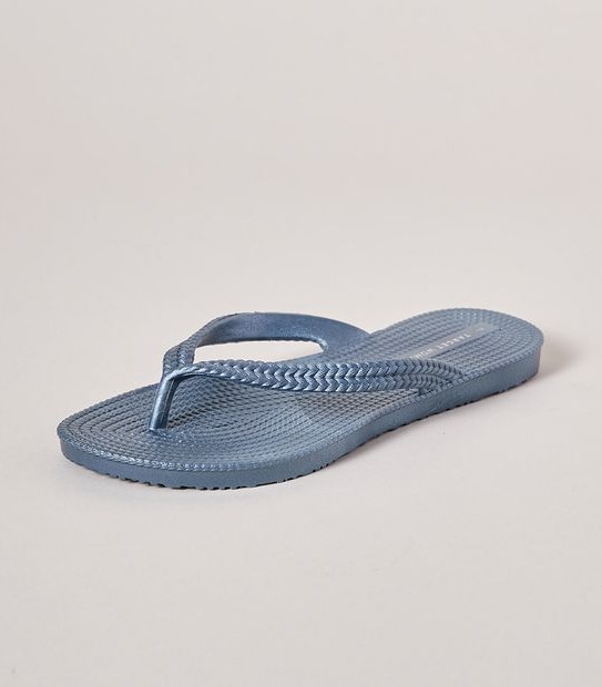 Womens Taya Recycled Textured Thongs
