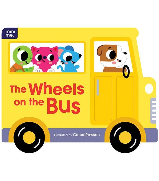 Mini Me - Shaped Board Book - The Wheels on the Bus