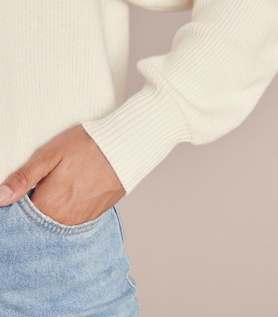 Lily Loves Boxy Knit Polo Jumper