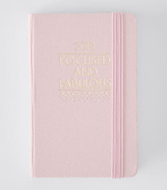 Target 2018 Focused & Fabulous  Diary - A6