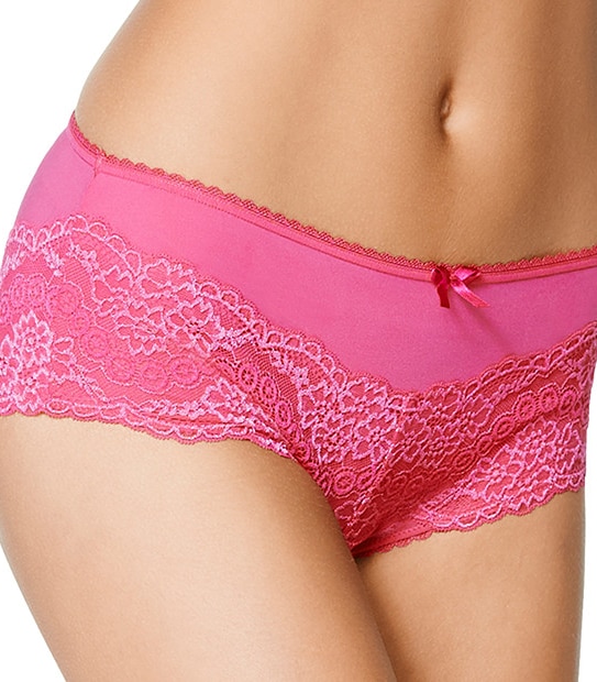 Everyday Lace Boyleg Briefs - Cabaret