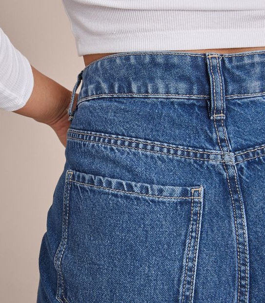 Lily Loves High Rise Straight Leg Jeans
