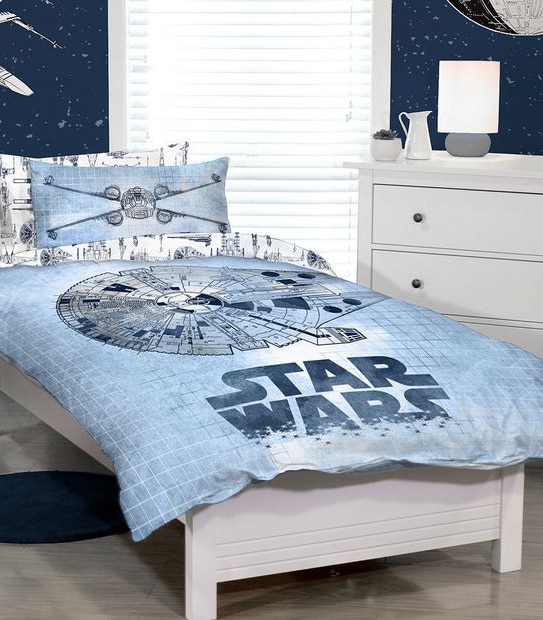 Star Wars Millenium Falcon Quilt Cover Set