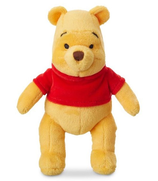 Disney Winnie The Pooh Cuddleez Plush, Mini Bean Bag 19cm