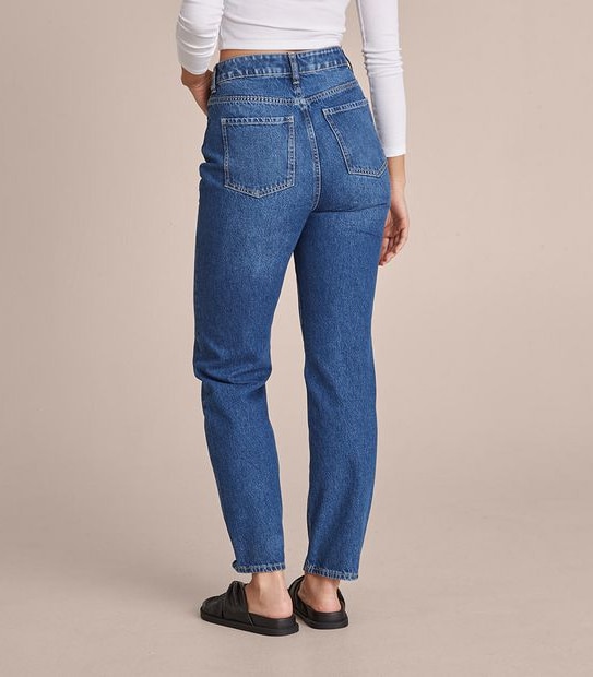 Lily Loves High Rise Straight Leg Jeans