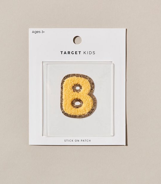Stick on Patch - Letter B