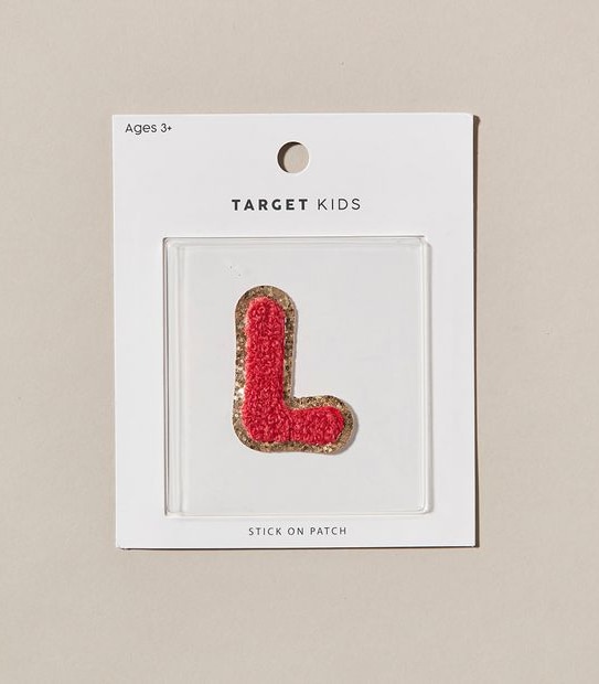 Stick on Patch - Letter